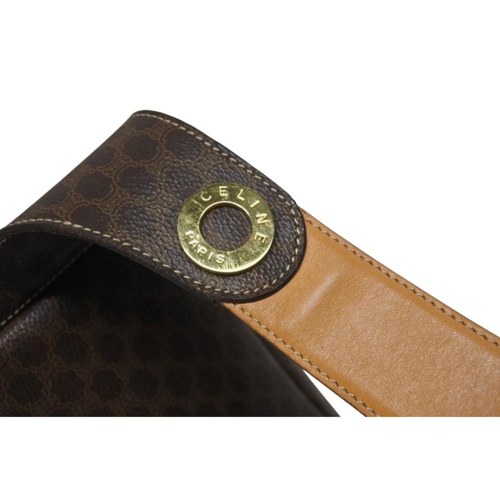 Celine Body Macadam Brown Bag Leather Waist - Picture 5 of 10